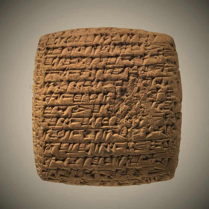 Cuneiform clay tablet, 20th-19th century BC. The Metropolitan Museum of Art
